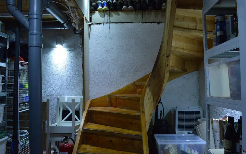 New Hue downlights in the basement