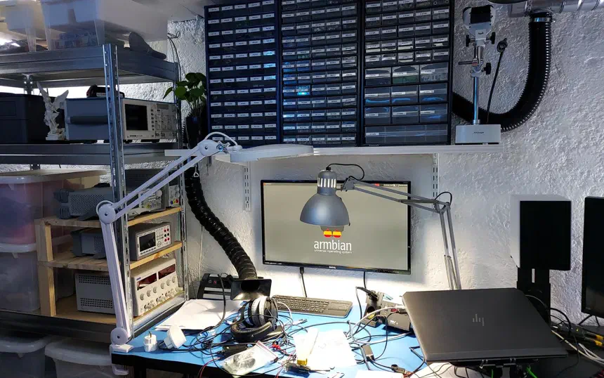 Electronics lab equipment