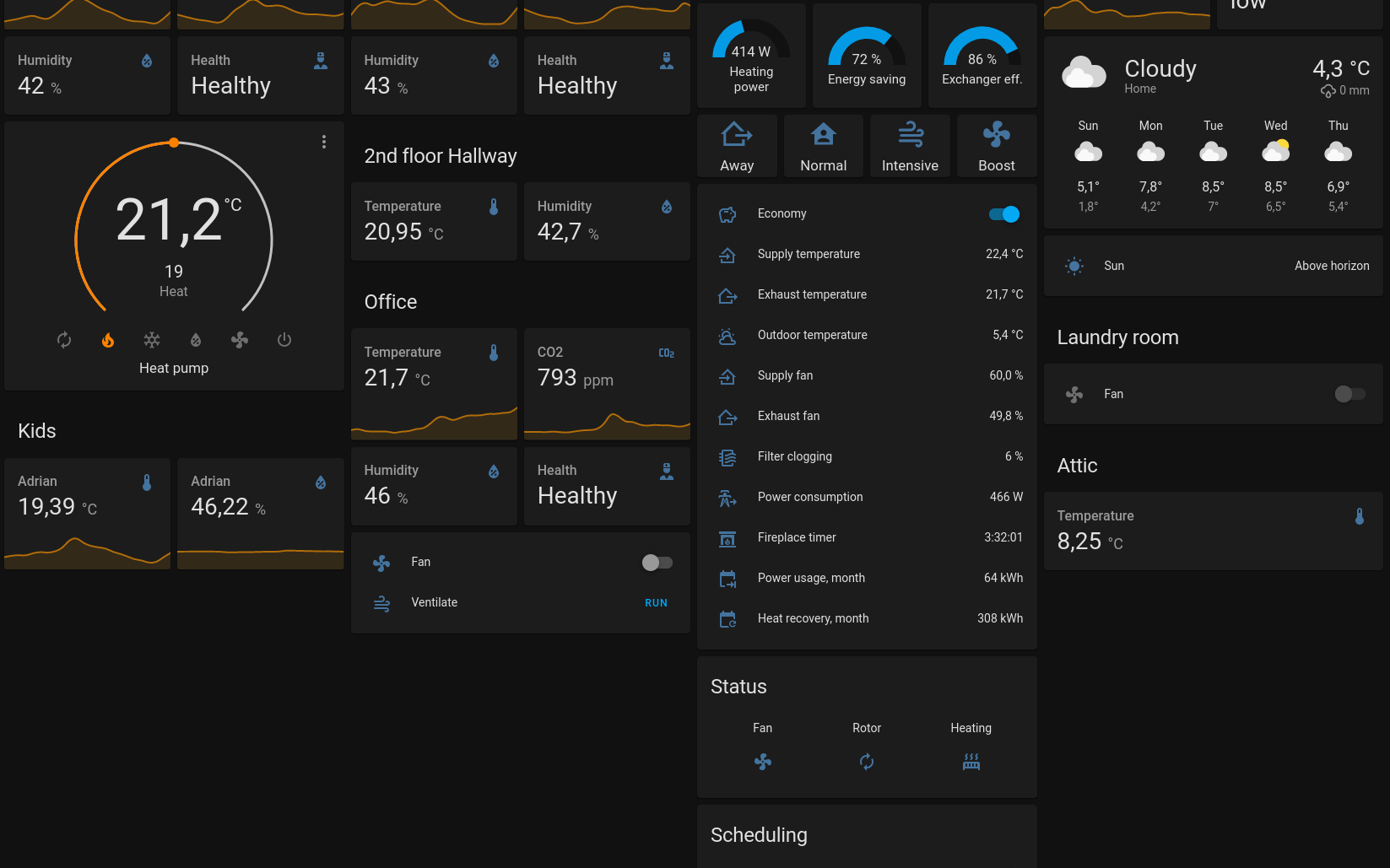 Interfacing Komfovent C6 in Home Assistant