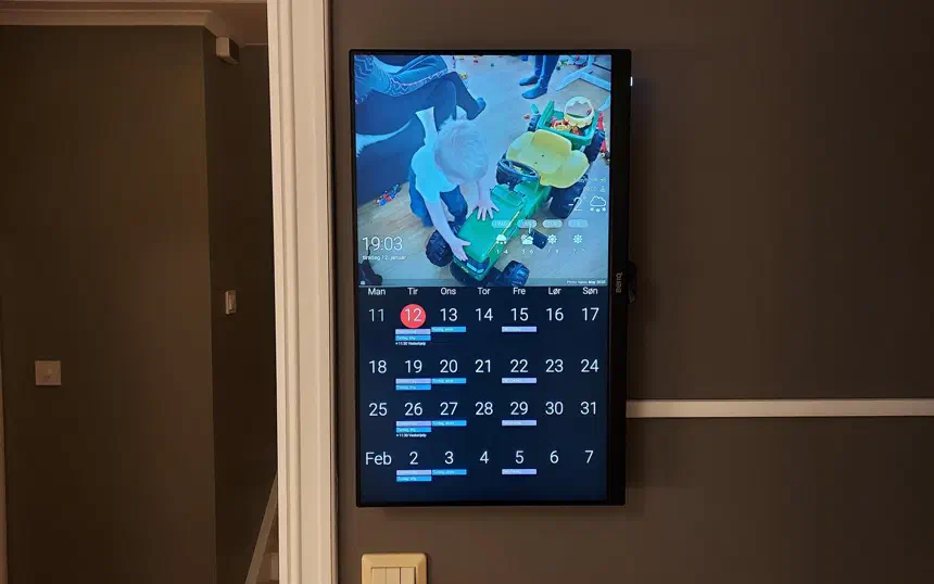 Raspberry Pi DAKboard display