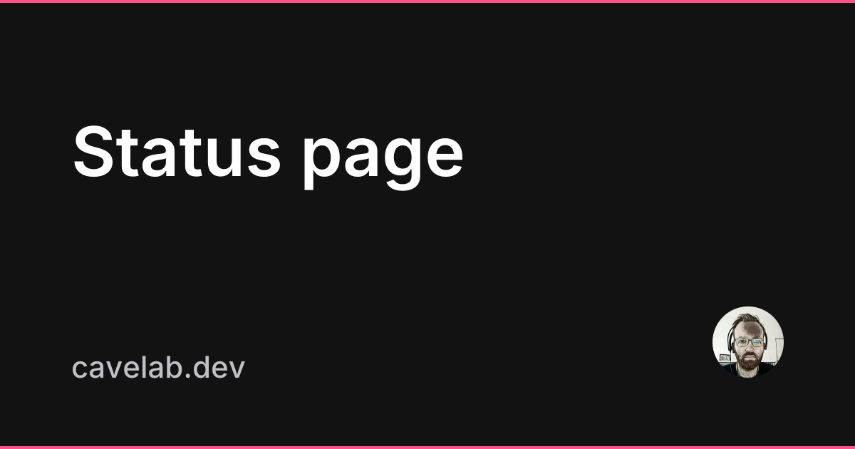 Status page